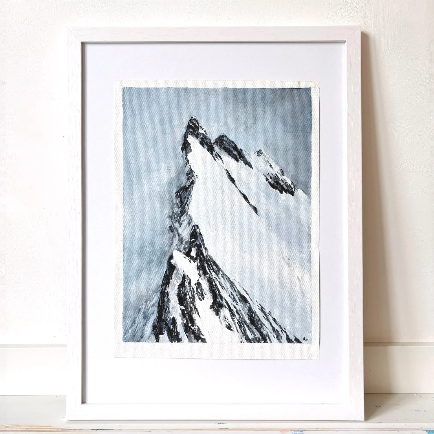 Living on the knife edge by ski racer and mountain painter Alice
